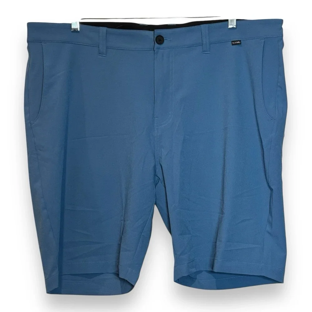 Travis Mathew Shorts 40 Men Starnes Chino Blue New Golf